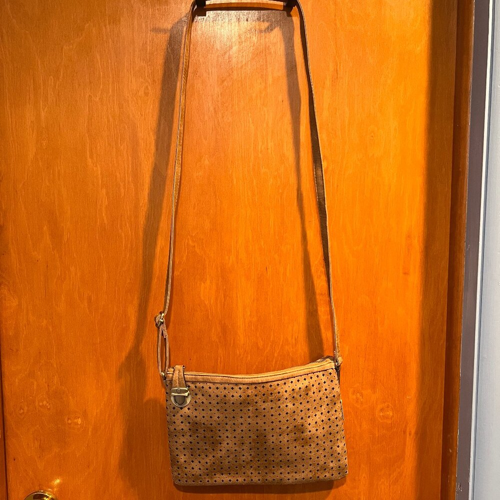 Secondhand Perforated Crossbody Purse - Like New